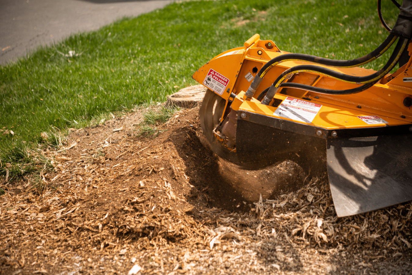 Stump grinding in Brawley, CA